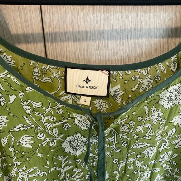 Tuckernuck Olive Green Floral Maxi Dress - Picture 3 of 5